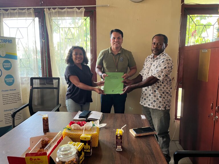 Kesepakatan Kerjsama Dengan KPH Kab. manokwari